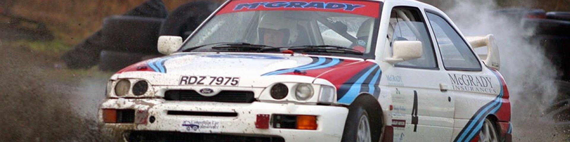 Rally car covered by rally car insurance 